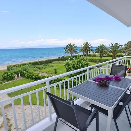 Beach Front Casa Elena Hanioti Exterior photo
